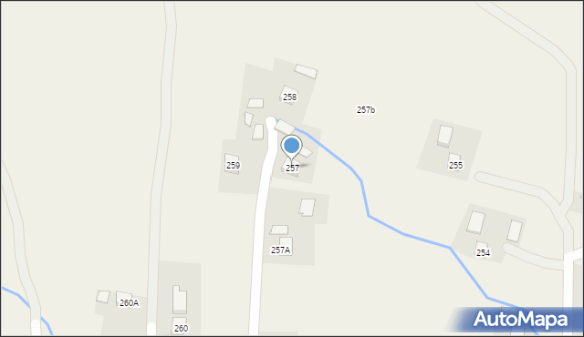 Grodzisko, Grodzisko, 257, mapa Grodzisko