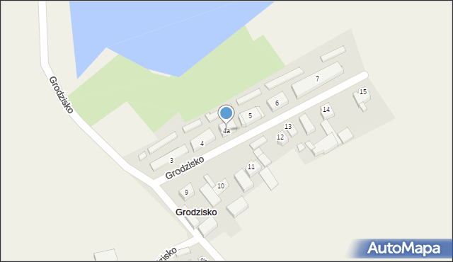 Grodzisko, Grodzisko, 4a, mapa Grodzisko