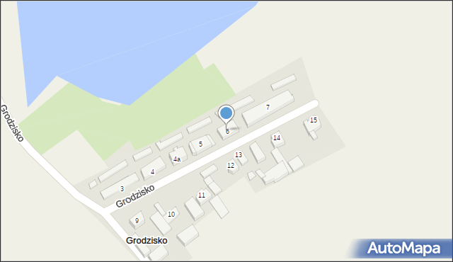 Grodzisko, Grodzisko, 6, mapa Grodzisko