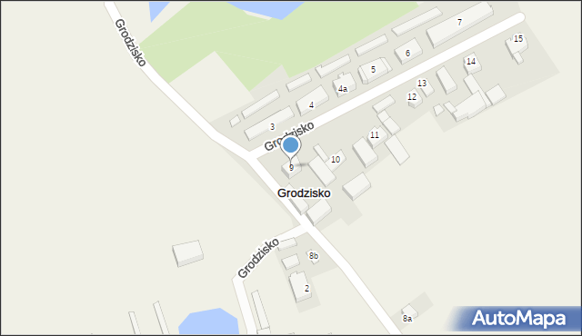 Grodzisko, Grodzisko, 9, mapa Grodzisko