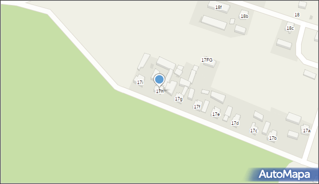 Grodzisko, Grodzisko, 17h, mapa Grodzisko