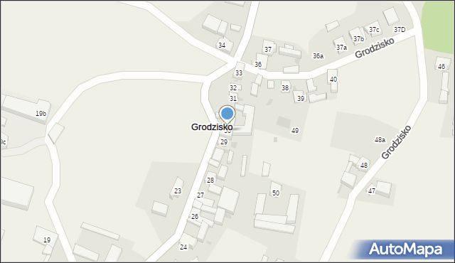 Grodzisko, Grodzisko, 30, mapa Grodzisko