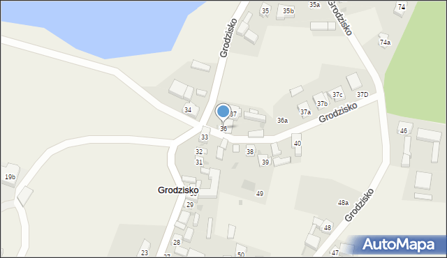 Grodzisko, Grodzisko, 36, mapa Grodzisko