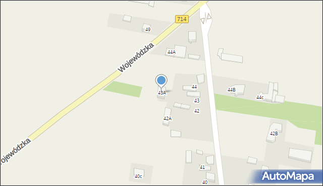 Grodzisko, Grodzisko, 43A, mapa Grodzisko