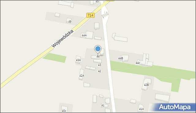 Grodzisko, Grodzisko, 44, mapa Grodzisko