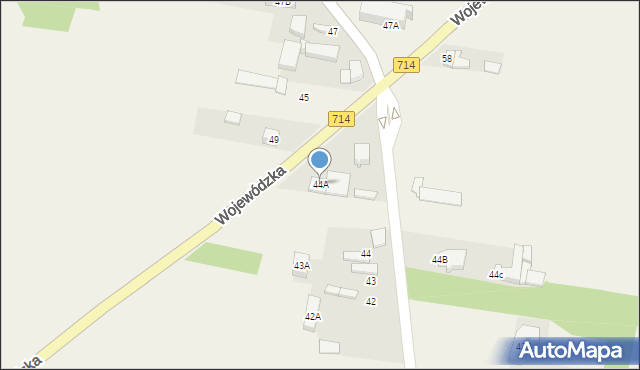 Grodzisko, Grodzisko, 44A, mapa Grodzisko