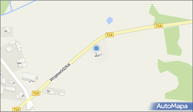 Grodzisko, Grodzisko, 46A, mapa Grodzisko