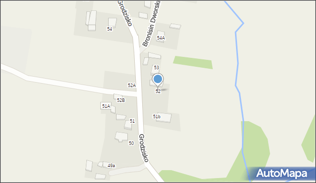 Grodzisko, Grodzisko, 52, mapa Grodzisko