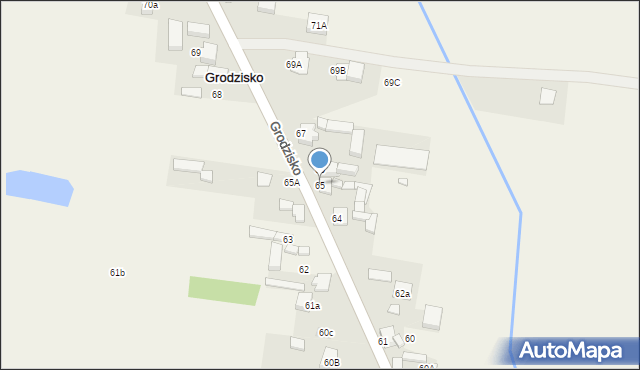 Grodzisko, Grodzisko, 65, mapa Grodzisko