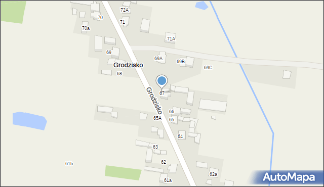 Grodzisko, Grodzisko, 67, mapa Grodzisko