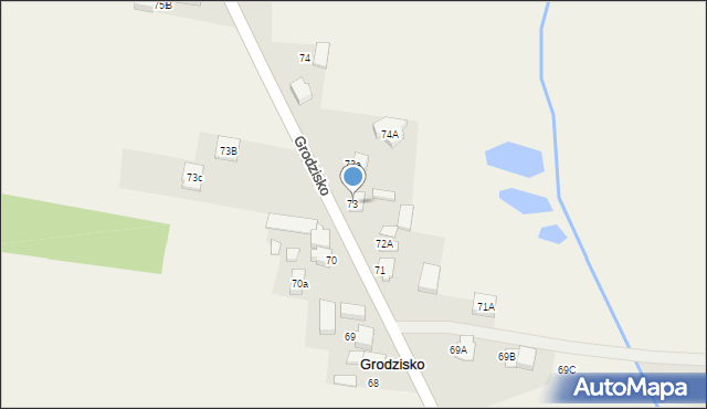 Grodzisko, Grodzisko, 73, mapa Grodzisko