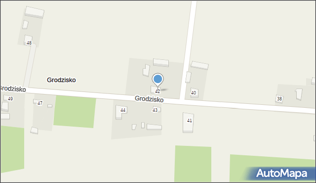 Grodzisko, Grodzisko, 42, mapa Grodzisko