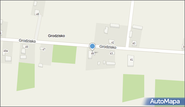 Grodzisko, Grodzisko, 44, mapa Grodzisko