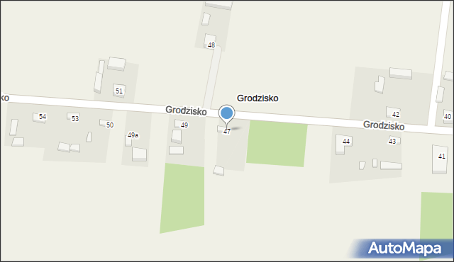 Grodzisko, Grodzisko, 47, mapa Grodzisko