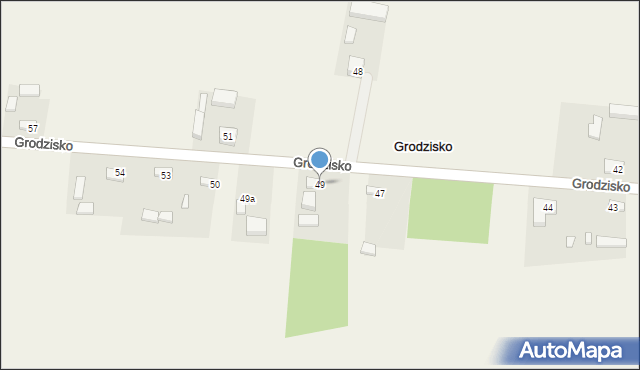 Grodzisko, Grodzisko, 49, mapa Grodzisko