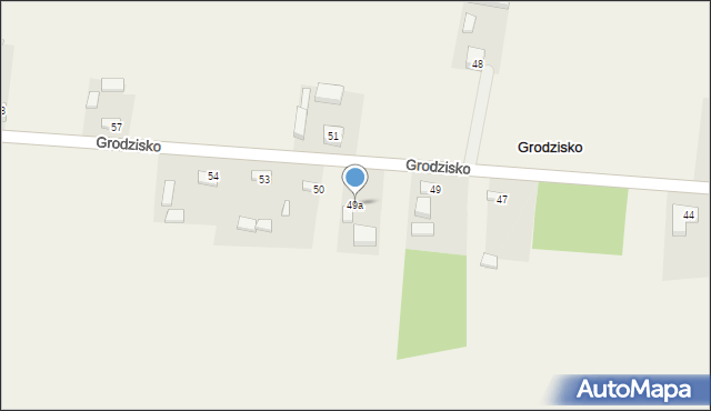 Grodzisko, Grodzisko, 49a, mapa Grodzisko