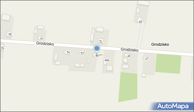 Grodzisko, Grodzisko, 50, mapa Grodzisko