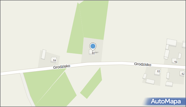 Grodzisko, Grodzisko, 60, mapa Grodzisko