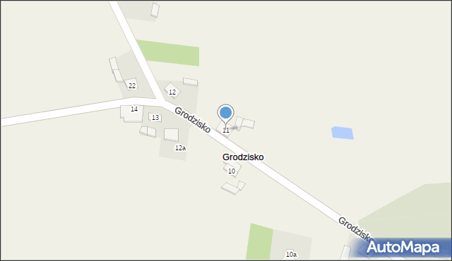 Grodzisko, Grodzisko, 11, mapa Grodzisko