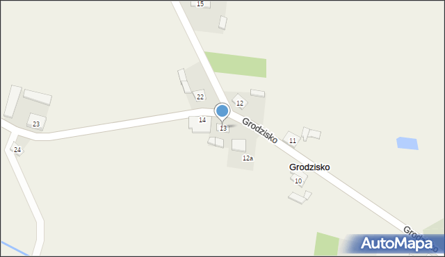 Grodzisko, Grodzisko, 13, mapa Grodzisko