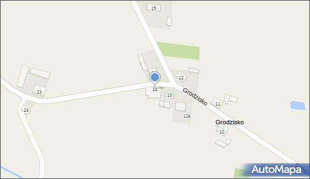 Grodzisko, Grodzisko, 14, mapa Grodzisko