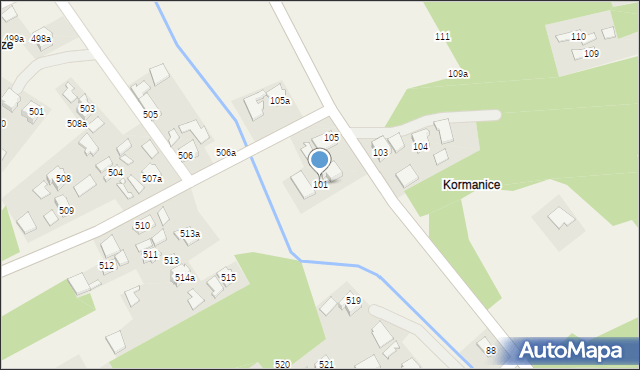 Grodzisko Dolne, Grodzisko Dolne, 101, mapa Grodzisko Dolne