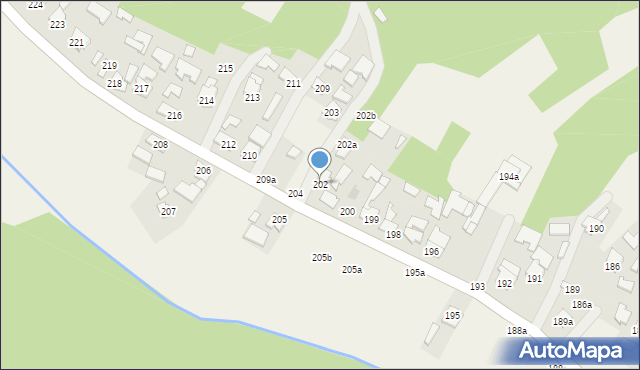 Grodzisko Dolne, Grodzisko Dolne, 202, mapa Grodzisko Dolne