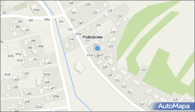 Grodzisko Dolne, Grodzisko Dolne, 228, mapa Grodzisko Dolne