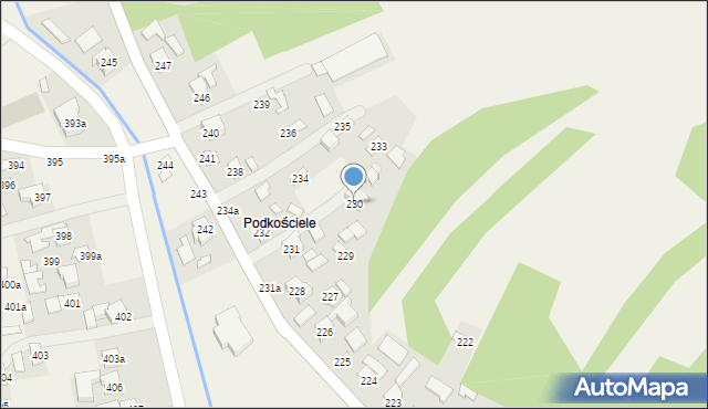 Grodzisko Dolne, Grodzisko Dolne, 230, mapa Grodzisko Dolne