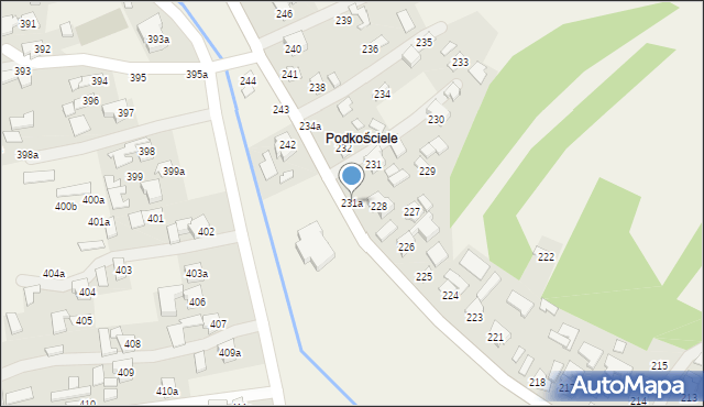 Grodzisko Dolne, Grodzisko Dolne, 231a, mapa Grodzisko Dolne