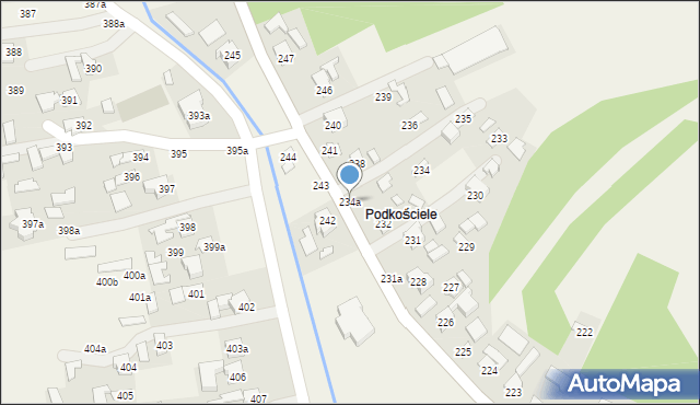 Grodzisko Dolne, Grodzisko Dolne, 234a, mapa Grodzisko Dolne