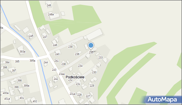 Grodzisko Dolne, Grodzisko Dolne, 235, mapa Grodzisko Dolne