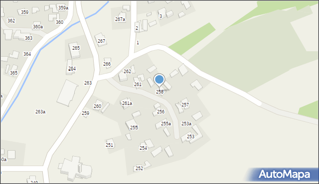 Grodzisko Dolne, Grodzisko Dolne, 258, mapa Grodzisko Dolne