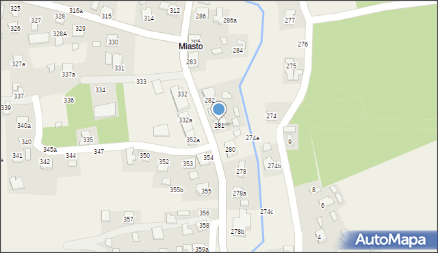 Grodzisko Dolne, Grodzisko Dolne, 281, mapa Grodzisko Dolne