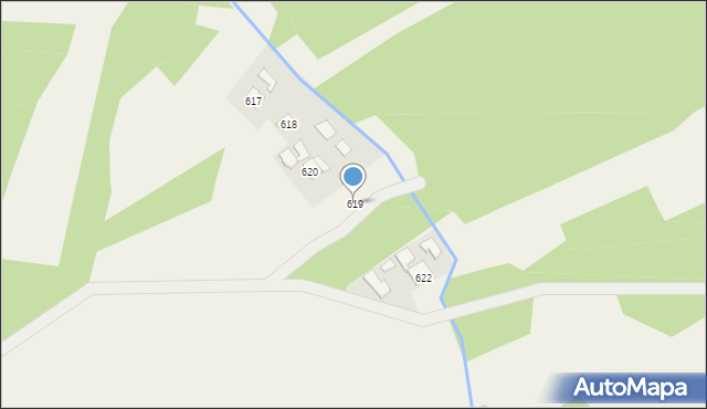 Grodzisko Dolne, Grodzisko Dolne, 619, mapa Grodzisko Dolne