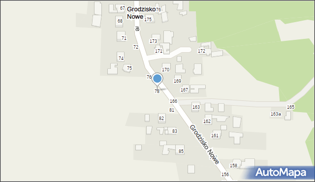 Grodzisko Nowe, Grodzisko Nowe, 78, mapa Grodzisko Nowe