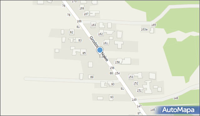 Grodzisko Nowe, Grodzisko Nowe, 86, mapa Grodzisko Nowe