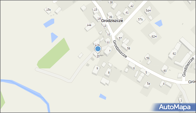 Grodziszcze, Grodziszcze, 10, mapa Grodziszcze