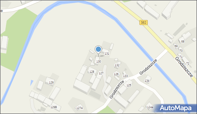 Grodziszcze, Grodziszcze, 130a, mapa Grodziszcze