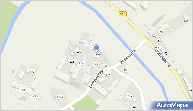 Grodziszcze, Grodziszcze, 132, mapa Grodziszcze