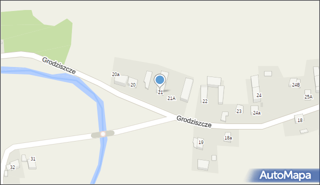 Grodziszcze, Grodziszcze, 21, mapa Grodziszcze