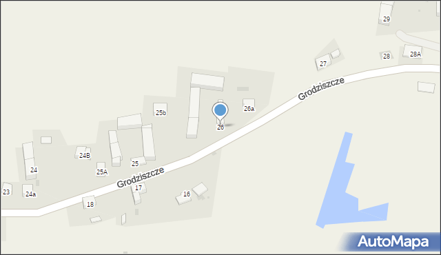 Grodziszcze, Grodziszcze, 26, mapa Grodziszcze