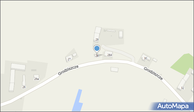 Grodziszcze, Grodziszcze, 28, mapa Grodziszcze