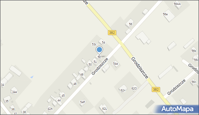 Grodziszcze, Grodziszcze, 52, mapa Grodziszcze
