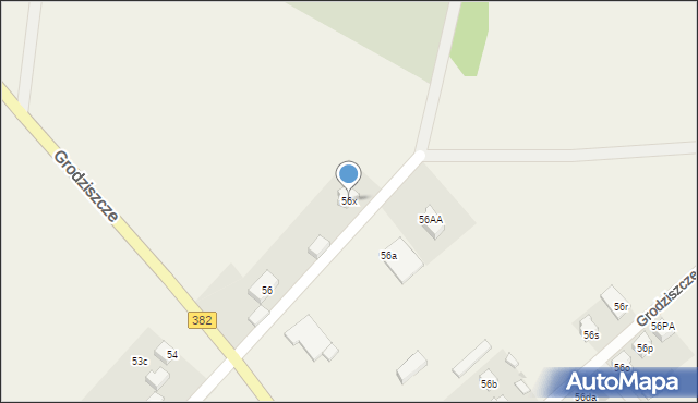 Grodziszcze, Grodziszcze, 56x, mapa Grodziszcze