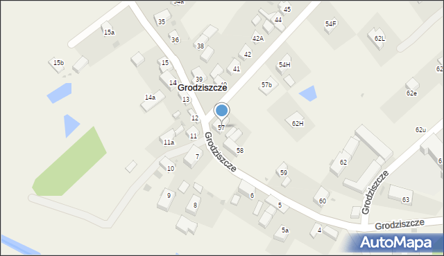 Grodziszcze, Grodziszcze, 57, mapa Grodziszcze