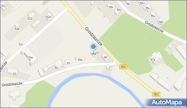 Grodziszcze, Grodziszcze, 66a, mapa Grodziszcze