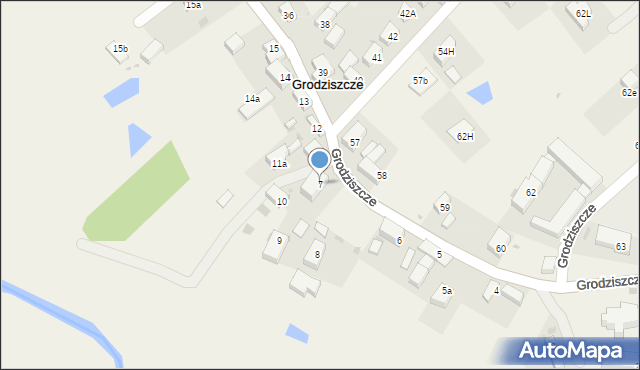 Grodziszcze, Grodziszcze, 7, mapa Grodziszcze