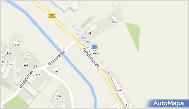 Grodziszcze, Grodziszcze, 72, mapa Grodziszcze