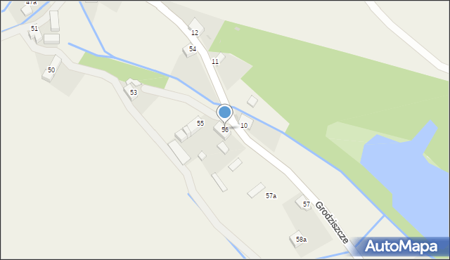 Grodziszcze, Grodziszcze, 56, mapa Grodziszcze